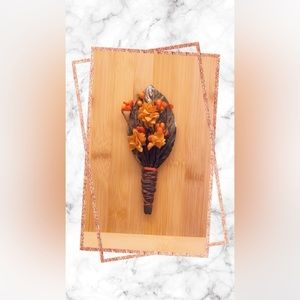 Custom Made Silk Boutonniere